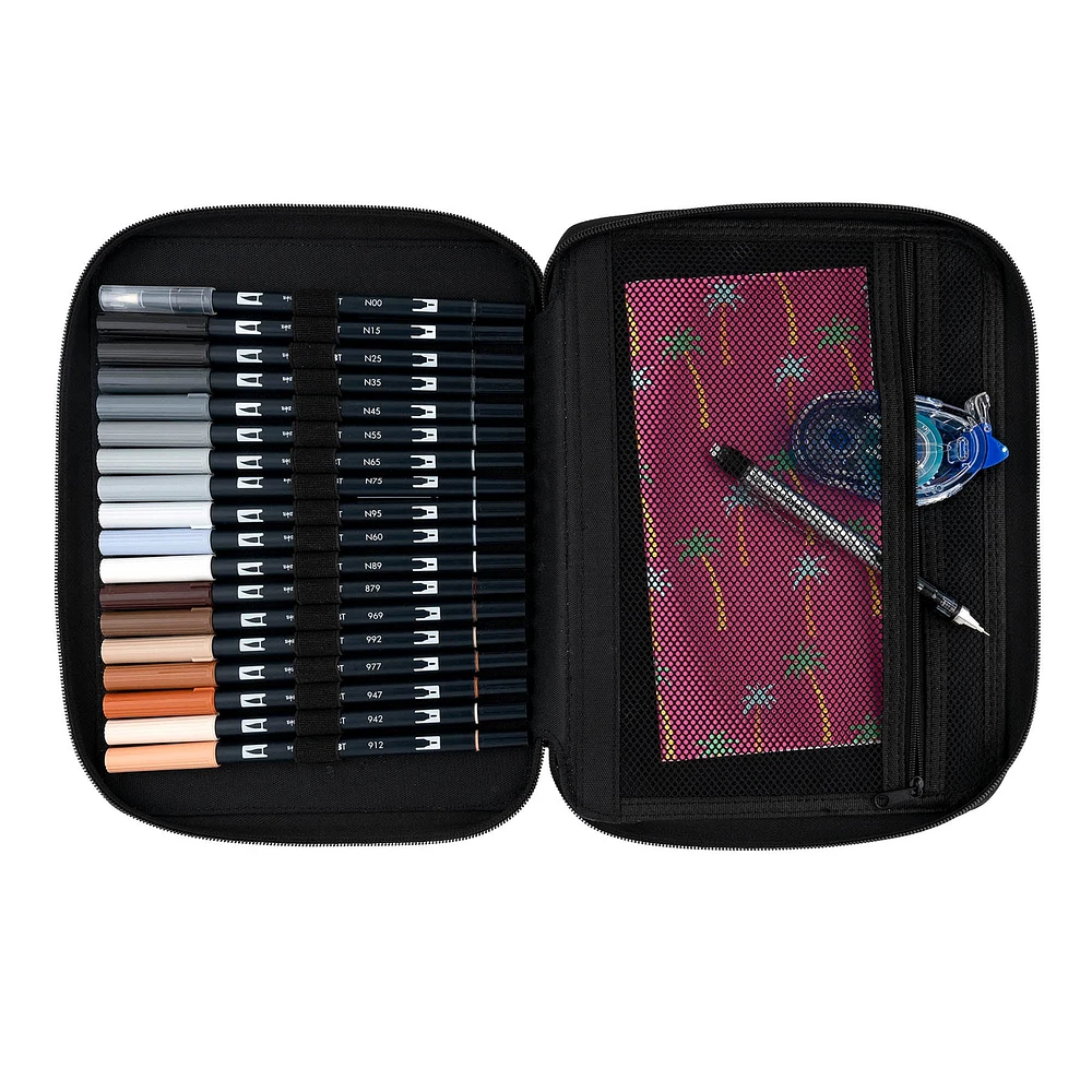 54-Piece Dual Brush Marker Case Set