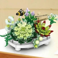 Kit DIY blocs LOZ - Les succulentes en pot                        