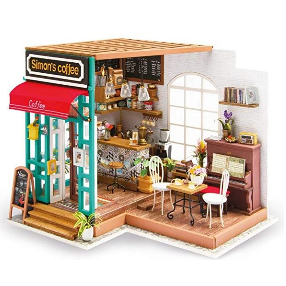 DIY Mini House - Simon's Coffee Shop