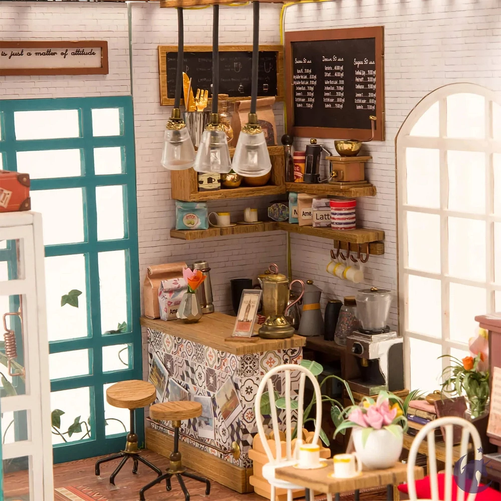 DIY Mini House - Simon's Coffee Shop