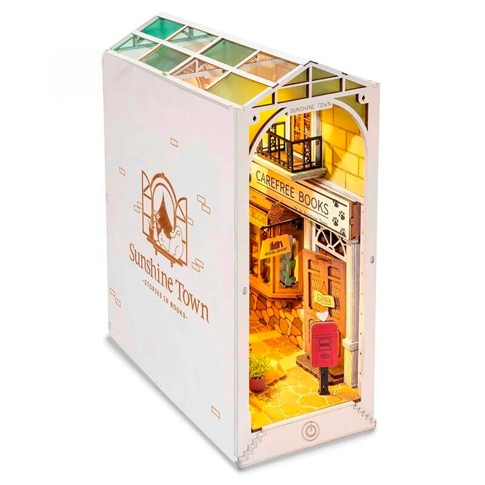 DIY Mini Book Nook - Sunshine Town