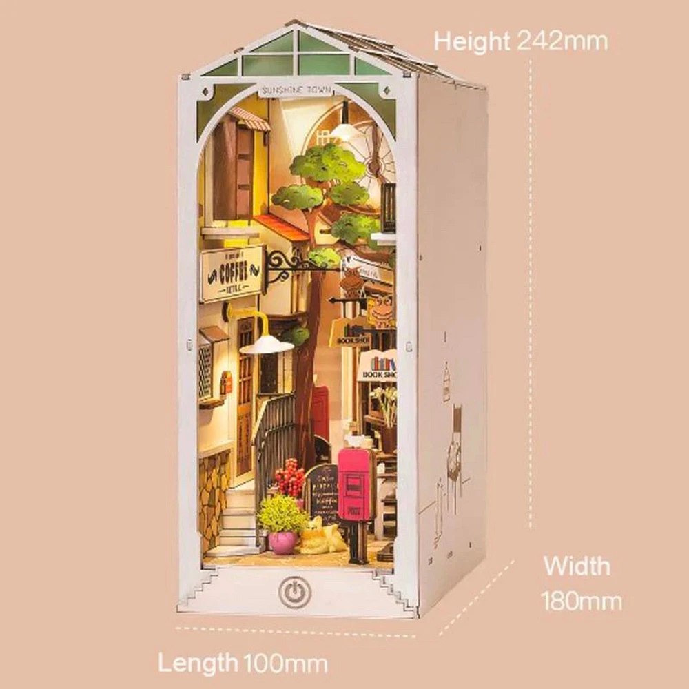 DIY Mini Book Nook - Sunshine Town