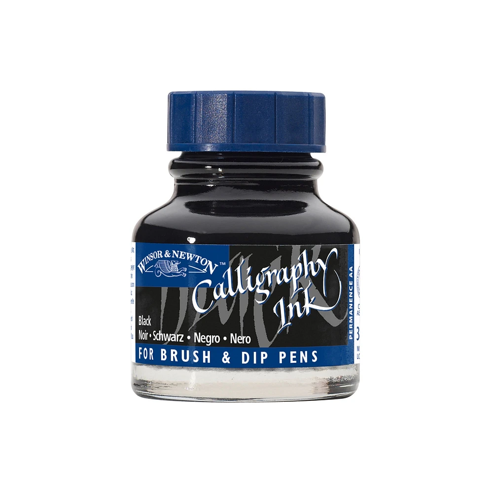 Encre calligraphie - noir, 30 ml