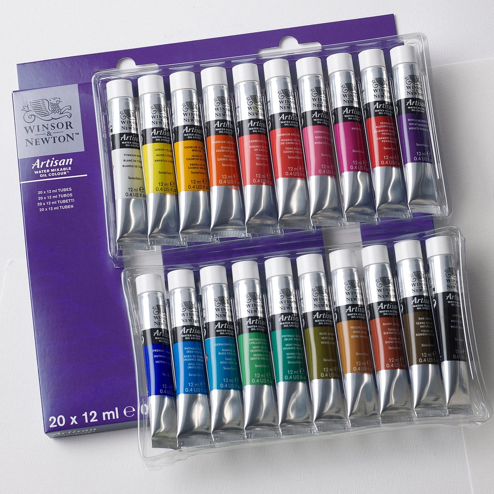 Artisan Water-Mixable Oil Colour Set - 10 x 12 ml