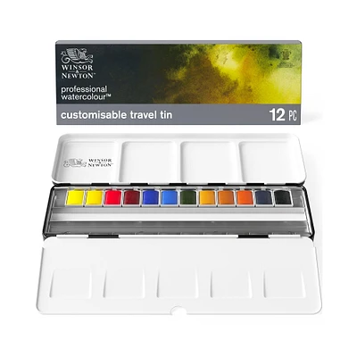 Professional Watercolour Travel Tin