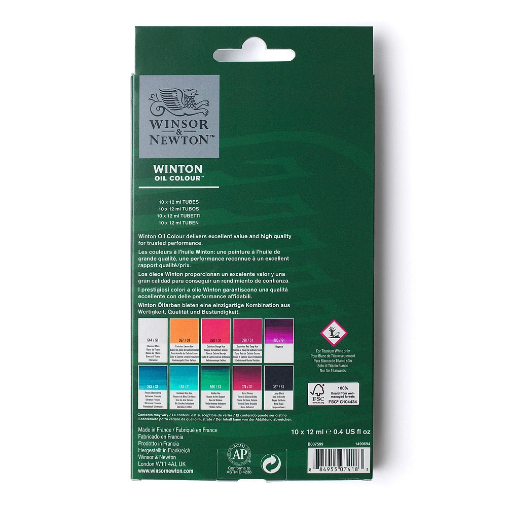 Winton Oil Set - 10 x 12 ml