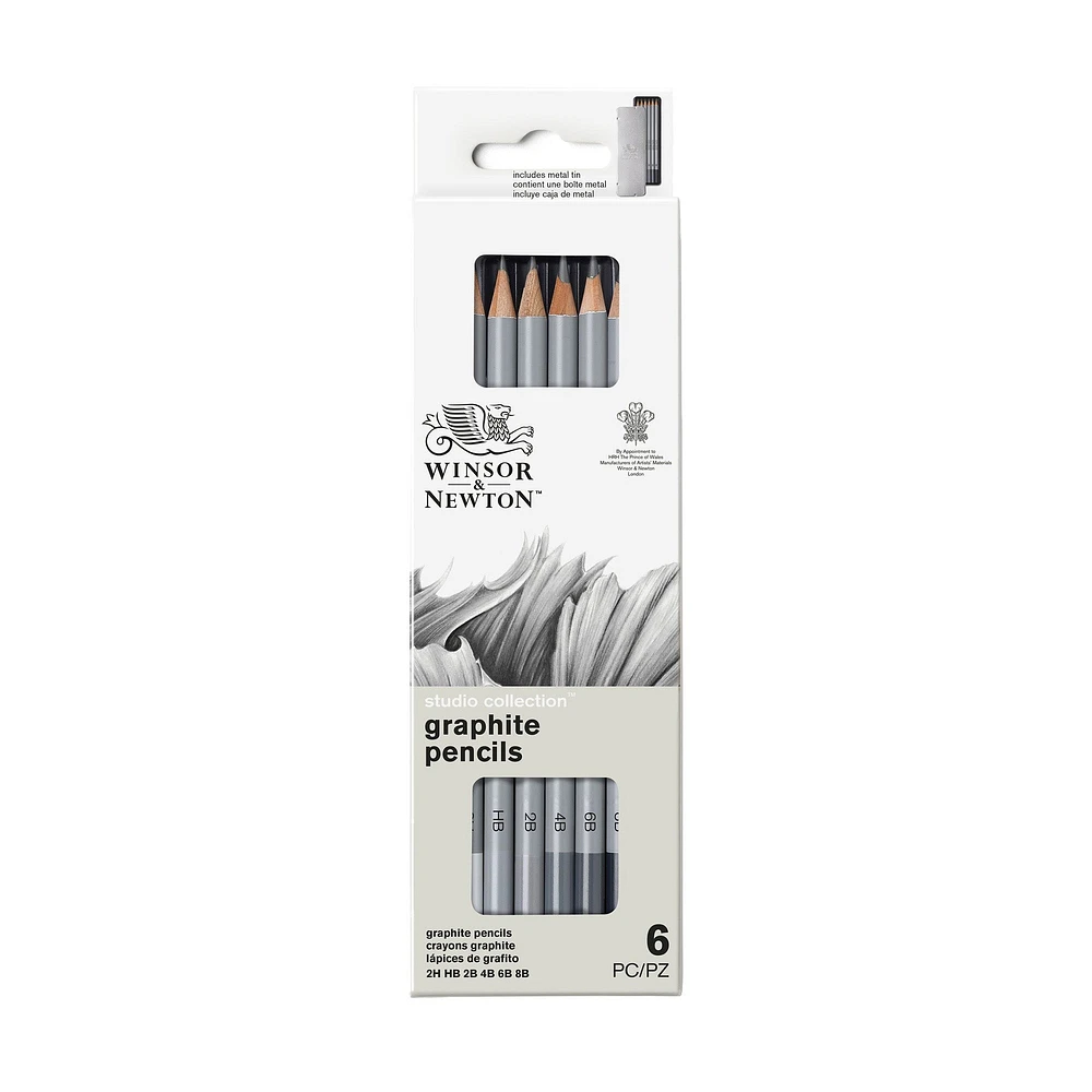 6-Pack Studio Graphite Pencils