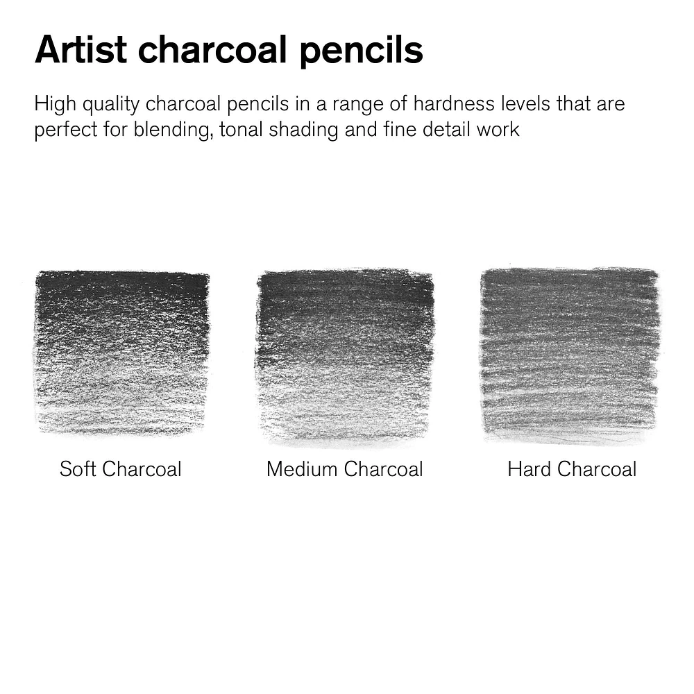 6-Pack Studio Charcoal Pencils