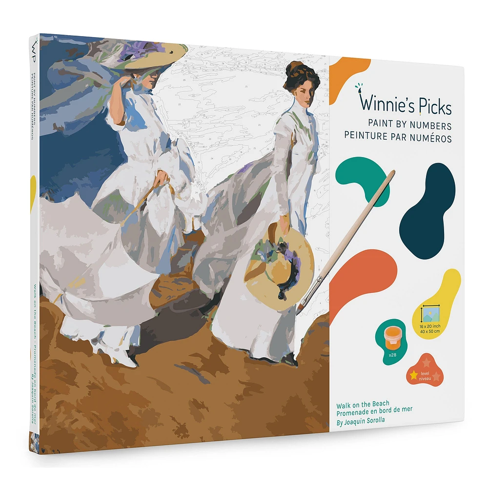 Kit peinture à numéros - « Promenade au bord de la mer »