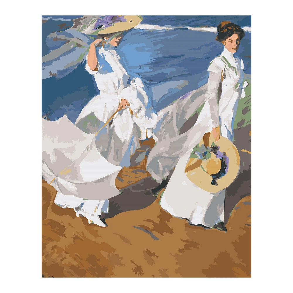 Paint by Numbers Kit - "Walk on the Beach"