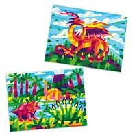 Kids Paint by Number Kit - Dinosaur & Dragon