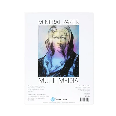 Multimedia Mineral Paper Pad - 9 x 12 in