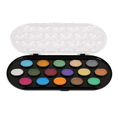 21-Colour Pearlescent Watercolour Set