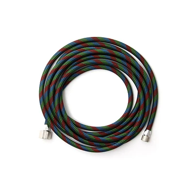 Nylon Covered Braided Air Hose - 10 ft