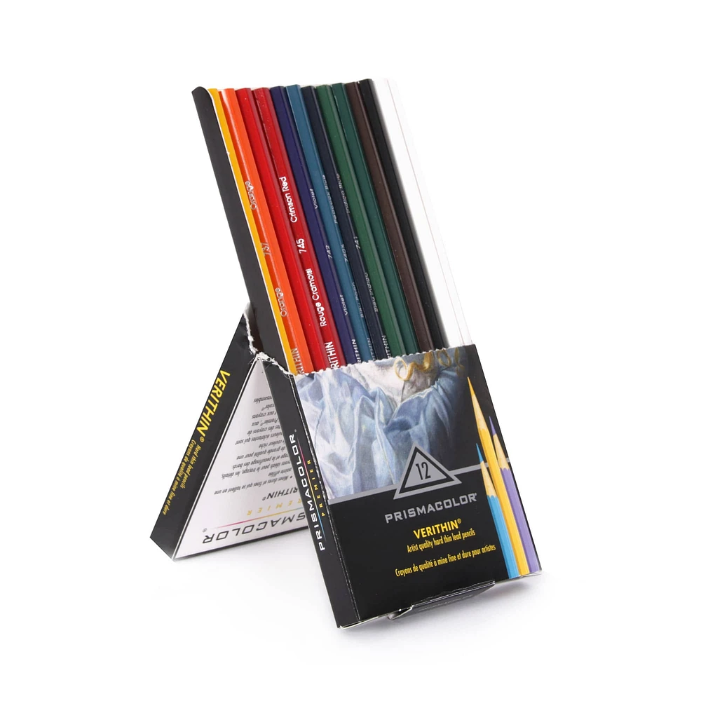 Set of 12 Verithin Coloured Pencils