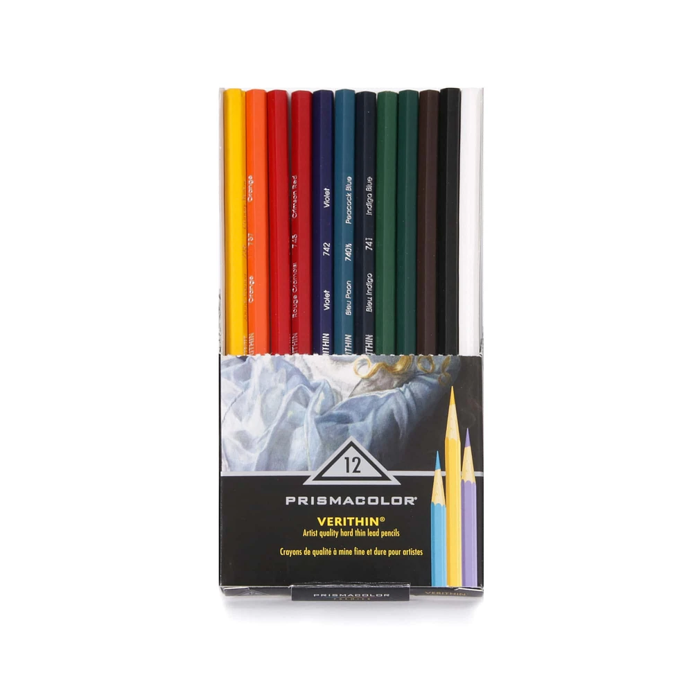 Set of 12 Verithin Coloured Pencils