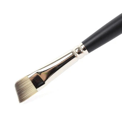 Synthetic hair angle paintbrush