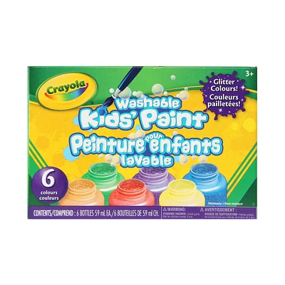 Ens. peintures pailletées lavables pour enfant - 6