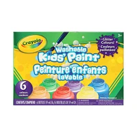 Ens. peintures pailletées lavables pour enfant - 6