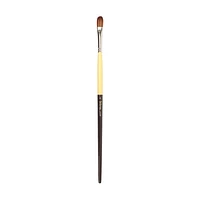 Filbert synthetic bristles paintbrush