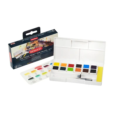 Coffret de peinture Inktense en demi-godets