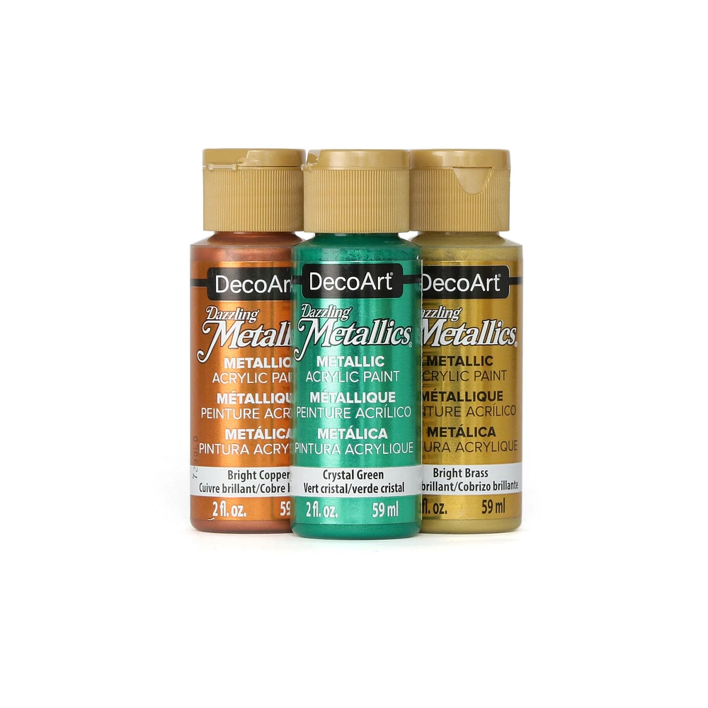 Peinture acrylique métallique Dazzling Metallics - Zinc