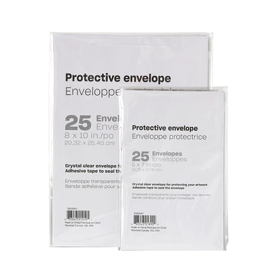 25-Pack Protective Envelopes