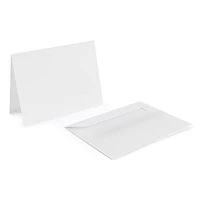 Paquet de cartes et enveloppes Deserres - Blanc