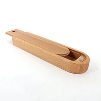 Rounded Wooden Box for Supplies