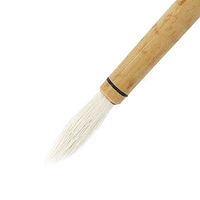 Bamboo paintbrush with white goat bristles