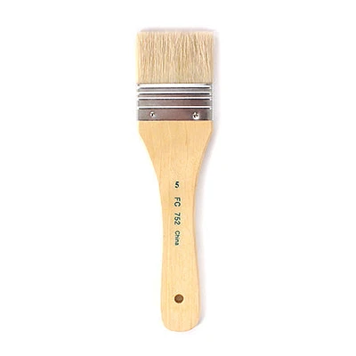 Oil brush (White bristles)