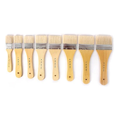 Oil brush (White bristles)