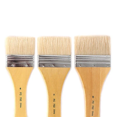 Brosse pour peinture à l’huile (Soie blanche)