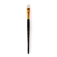 Angular synthetic bristles paintbrush