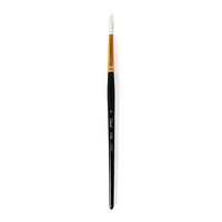 Round short handle paintbrush