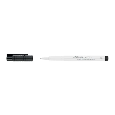 PITT Artist Calligraphy Pen - C, White