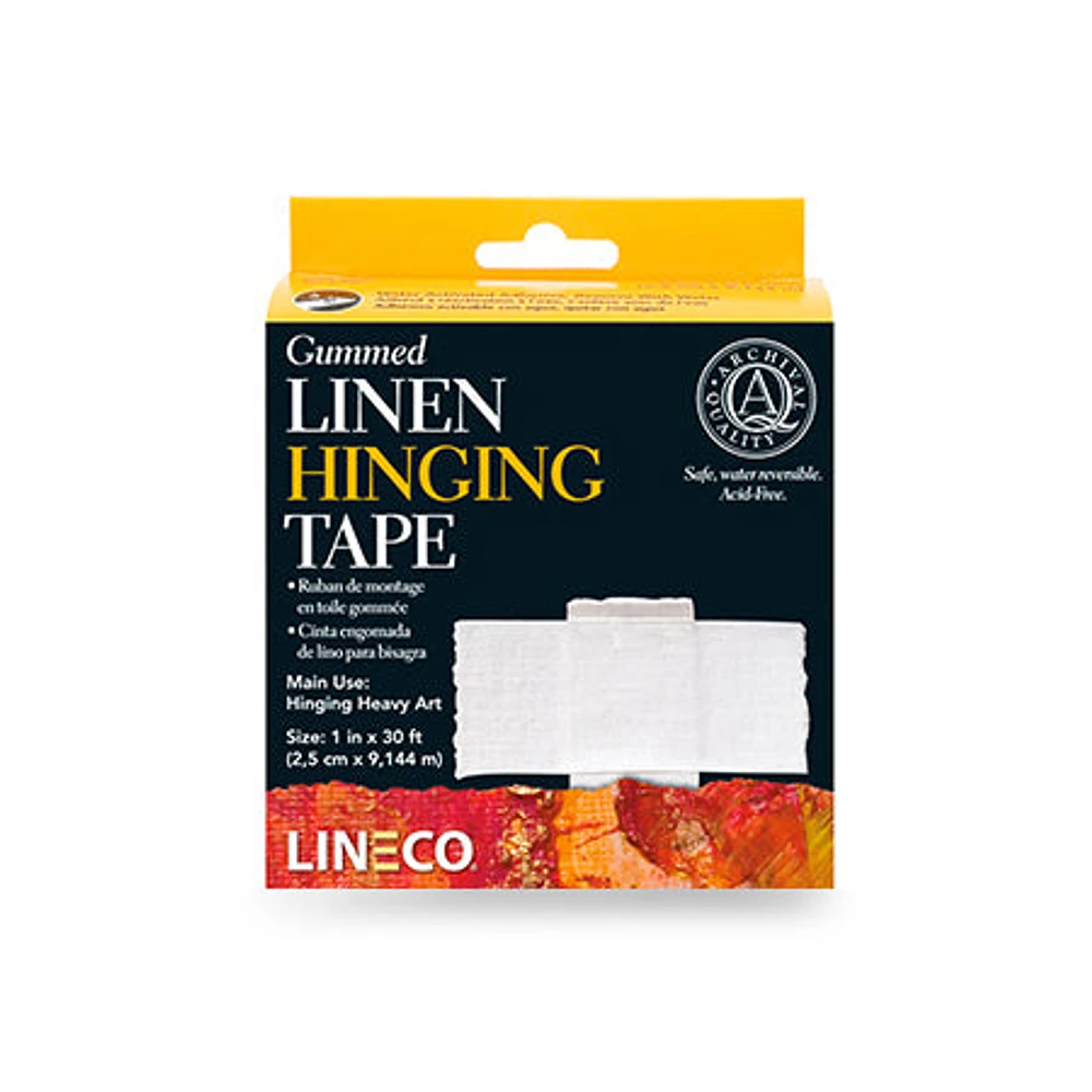 Gummed Linen Hinging Tape, 1" x 30 ft.