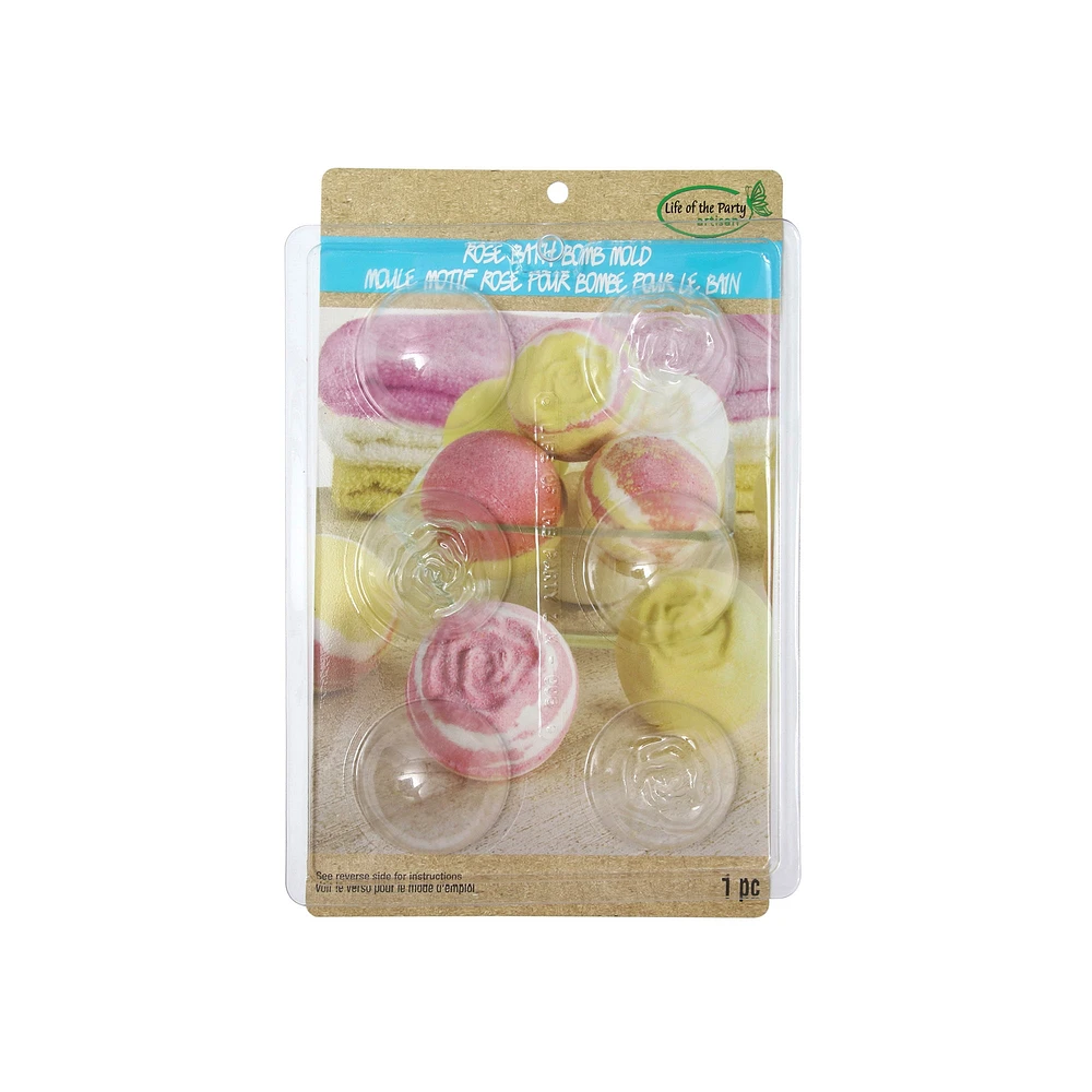 Moule pour bombe de bain - rose