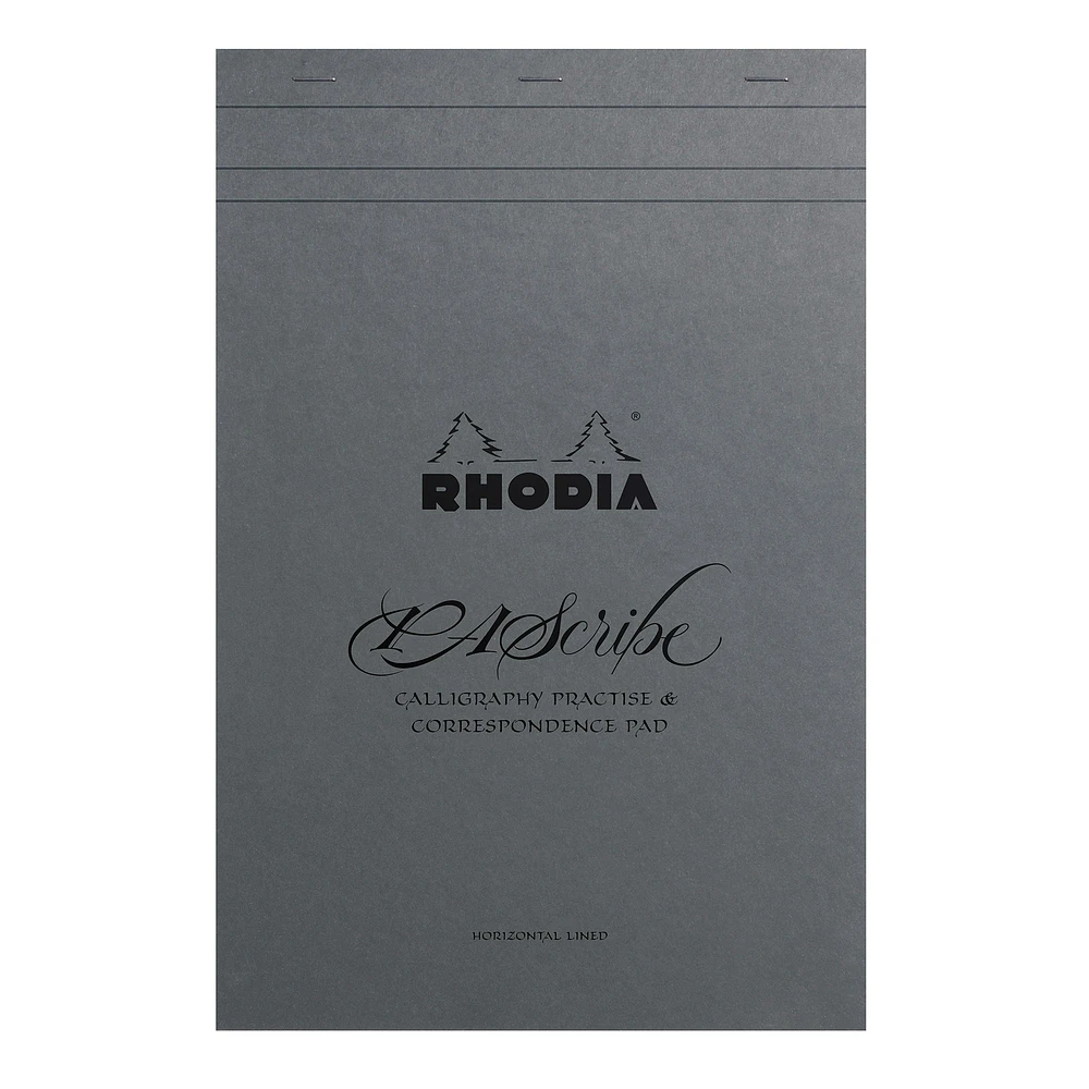 Carnet Rhodia Pascribe Calligraphie A4 gris