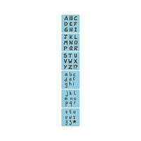 Pack of 6 Stencils – Alphabet