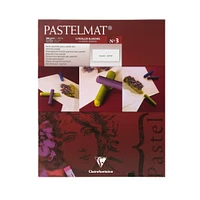 Bloc 12 feuilles de papier Pastelmat - blanc