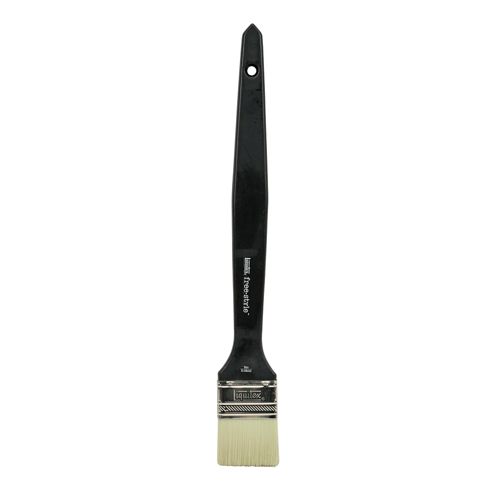 Freestyle Broad Flat Long Handle Brush