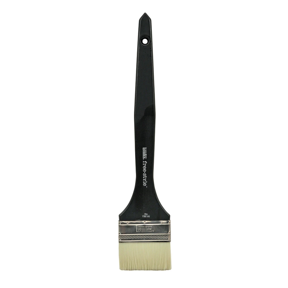 Freestyle Broad Flat Long Handle Brush