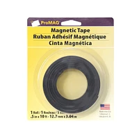 Flexible Adhesive Magnetic Tape - 0.5 x 10 ft