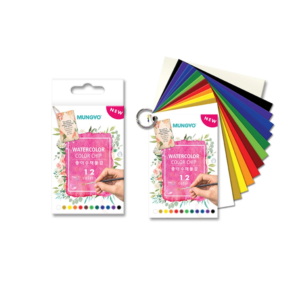 12-Colour Watercolour Chip Set