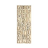 Mini lettres en bois