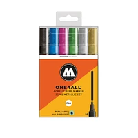 One4All Markers - 227HS Metallic – Pack of 6 markers