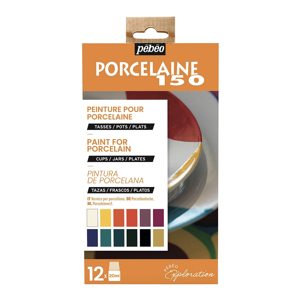 Ens. d'exploration Porcelaine 150 - 12 x 20 ml