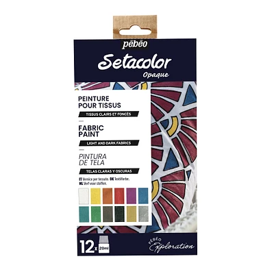 Setacolor Shimmer Exploration Set - 12 x 20 ml