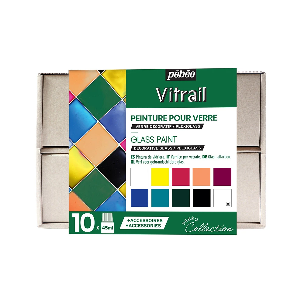 Coffret de collection Vitrail - 10 x 45 ml